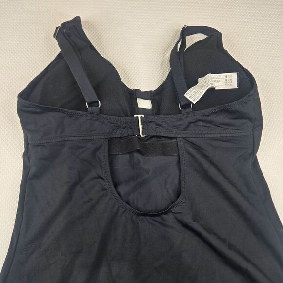 Womens Black Marika XL Tankini Swim Top Removable Cup Pads Adjustable Straps Key - Picture 5 of 6